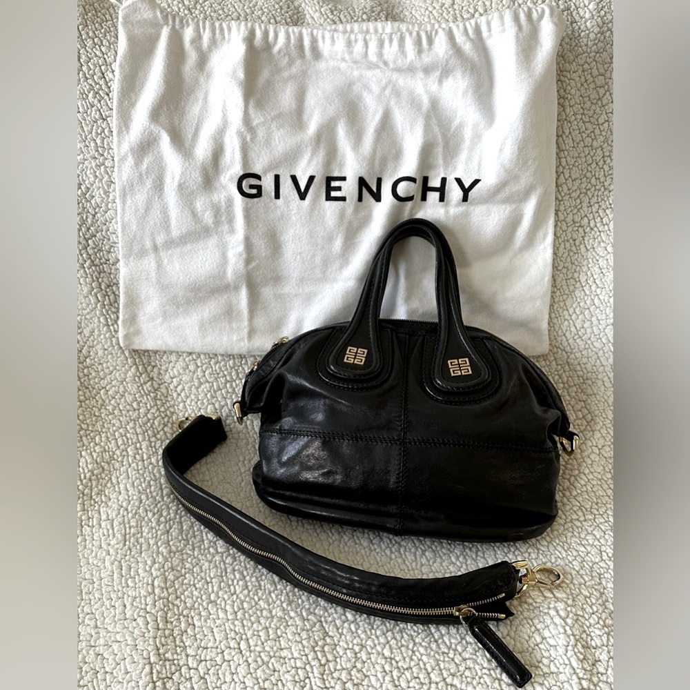 Givenchy Nightingale Black Shoulder/Tote Bag